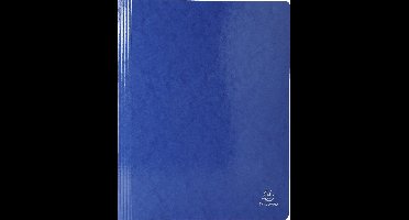 Exacompta 25x Snelhechtmap IDERAMA® in gelamineerd glanskarton 355gm2 - A13 - Donkerblauw - 380807B