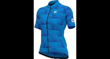 Ale Dames Fietsshirt Korte Mouwen Solid Sharp - Blauw - M - Valt klein