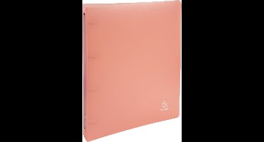 Exacompta 15x Ringband 4 ringen 30mm polypropyleen Chromaline Pastel - A4 Maxi - Koraal - 51977E