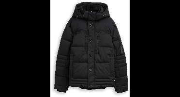 Tom Tailor - Pufferjas met afneembare capuchon - Maat M - Black