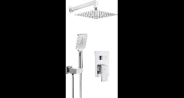 Concealed shower set