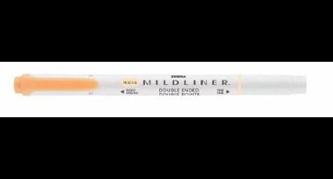 Zebra Mildliner Fluor Orange – Creative marker – Twinmarker – Tekstmarker – Brede + fijne punt – Oranje