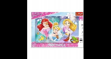 Trefl Disney Prinsessenpuzzel met Frame 15 Stukjes