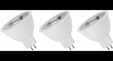 Spectrum LED Lamp GU5.3 12V 6W - 450 Lumen - 3000K Warm wit - Gezellig licht - Energiezuinig - 3 stuks
