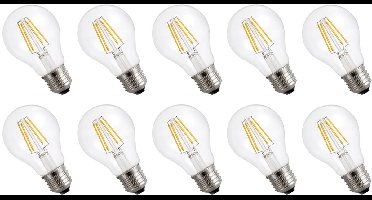 Spectrum LED Lamp E27 8.8W 230V - 1450 Lumen - 4000K Neutraal wit - Natuurlijk licht - Energiezuinig - 10 stuks