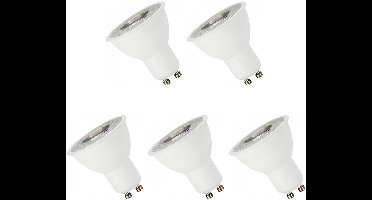 Spectrum LED Lamp GU10 4W - 230V - 350 Lumen - 4000K Neutraal Wit - Natuurlijk licht - Energiezuinig - 5 stuks