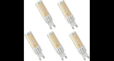 Spectrum LED Insteeklampje G9 7W - 230V - 770 Lumen - 3000K Warm wit - Gezellig licht - Energiezuinig - 5 stuks
