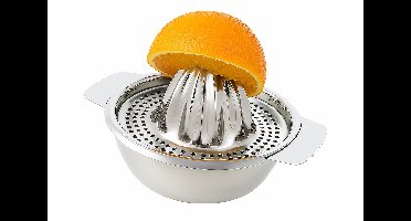Cookinglife Citruspers Handmodel - Handcitruspers - Citrus Press - RVS Zilver - Vaatwasserbestendig - 13 cm
