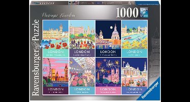 Puzzle 1000 Vintage Londyn - Puzzel 1000 Vintage Londen