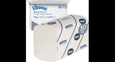 Handdoek kleenex ultra 2laags 215x415mm wit