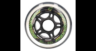 Graf Max 10 Schaatswielen 4 Eenheden Zilver 80 mm / 84A