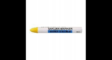Sakura wateroplosbare marker - geel, uitwisbaar