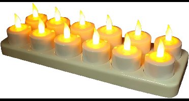 DailySupplies® Oplaadbare Waxinelichtjes - Theelichtjes - Led