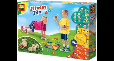SES Creative Fitness Fun - Buitenspeelgoed - Voor Kinderen Vanaf 5 Jaar - 24 Fitness Kaarten