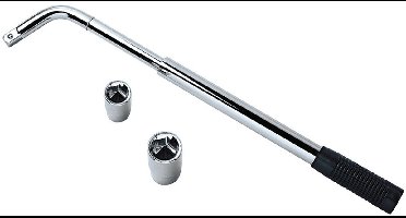 Lampa telescopische wielmoersleutel - Ø 17-19 en 21-22 mm omkeerbare dop