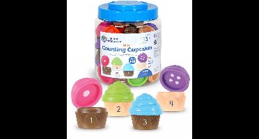 Learning Resources telspel Mini Counting Cupcakes educatief speelgoed.