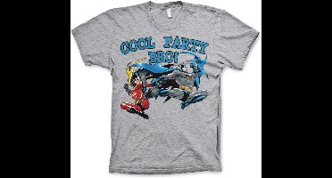 Batman Cool Party Bro! T-Shirt Heather-Grey-2XL