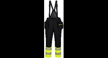 Portwest DX4 Hi-Vis Klasse 1 Winter Amerikaanse Overall DX437 - Geel/Zwart - S