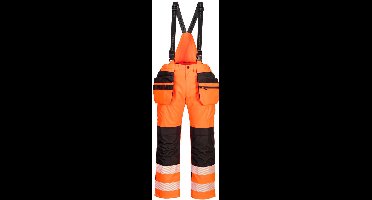 Portwest PW3 Hi-Vis Regen Amerikaanse Overall PW356 - Oranje/Zwart - XXL