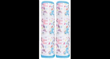 Heckbo - Gordelbeschermer Kinderen - 1st - Eenhoorn – Unicorn - Zacht & Wasbaar - Gordelhoes