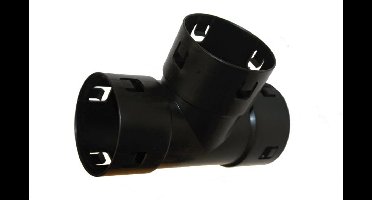 Drainage T-stuk 60mm klikverbinding