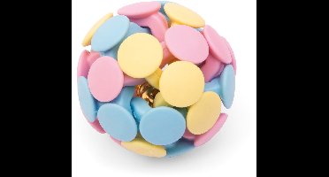 IMAC Speelbal Gevlochten TPR - Actief Kat Speelgoed met Bel - 6,5 cm