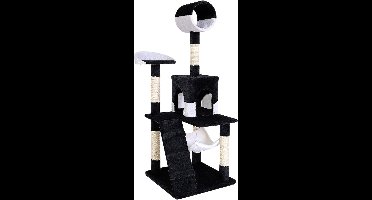 kattenboom_ comfortabele ligplekken & grotten_ zwart/wit