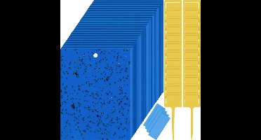 BOTC Vliegenvangers - 50-delig Rouwvliegjes Bestrijden - 20*15CM - Fruitvliegjes Vanger - Fruitvlieg - Blauw