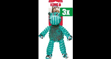 Kong Voordeelverpakking - 3 stuks - Floppy Knots Hippo 19X8,5X36 CM