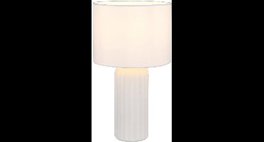 REALITY BLAIR - Tafellamp - Wit mat - excl. 1x E27 4 W - Snoerschakelaar