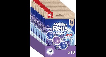 Witte Reus Kracht Actief Lavendel Toiletblok 50g - WC blokjes - Voordeelverpakking - 10 stuks