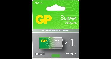 9V Super alkaline G-Tech batterij 10 Stuks