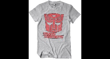 Transformers Washed Autobots Duotone Shield T-Shirt Heathergrey-2XL