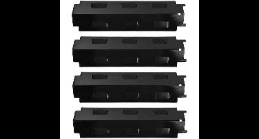 Accessoires voor radiatoren van 37 cm, compatibel met Char-Broil, Campingaz Fire Mountain CCLIFE LANDMANN en de meeste modellen barbecues met vlammen. Vervangende keramische stalen verwarmingsplaten - set van vier