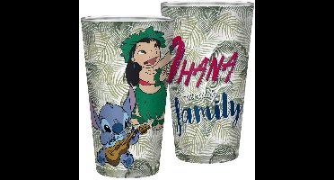 Waterglazenset - Disney Lilo And Stitch - Groot - 400 ml - 2 Glazen - Waterglas