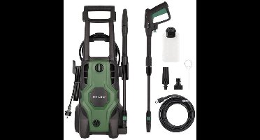 BRASQ Hogedrukreiniger - Terrasreiniger - Hogedrukspuit – 2000W - 150 bar - 468 L/H - Complete set