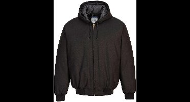 Portwest Eendeveren gevoerd Jack met capuchon DC801 - Zwart - XXXL