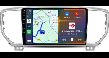BG4U - Android Navigatie Radio geschikt voor Kia Sportage 2016-2018 met Apple Carplay en Android Auto