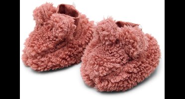 Teddy slofjes - Roze - Newborn Naturals-Maat 2