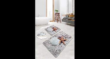 Asir - Badmattenset - Veelkleurig - 60 x 100 cm