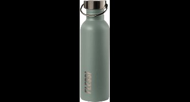 Flessi® RVS Drinkfles 750ml – Enkelwandig & Lichtgewicht – 0% Plastic – BPA-vrij – Lekvrij – RVS Waterfles & Drinkbus voor Volwassenen – RVS dop – Mintgroen