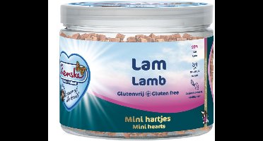 Renske Gezonde Beloning Mini Hartjes Hondensnack Lam - 100 gr
