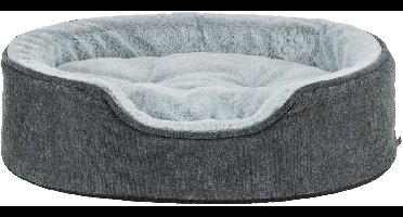 Trixie vital hondenmand lino soft ovaal grijs / lichtgrijs