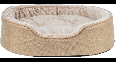 Trixie vital hondenmand lino soft ovaal beige / creme