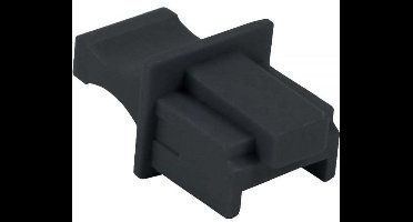 RJ45 (m) afsluitcover voor RJ45 (v) poort - per stuk / zwart