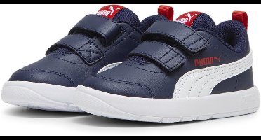 Puma Kinder Schuhe Mid Courtflex V3 V Inf 310252 Puma Navy-Puma White-Puma Red-25