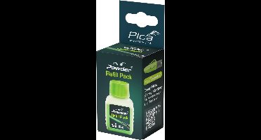 Pica Powder Spraymarker Navulling - Navulling voor markeerspray voor diepe boorgaten - 1500 shots - Groen - 45 gram