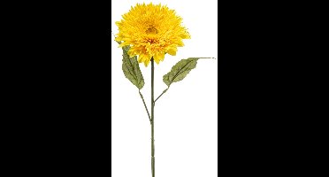 Emerald - Kunstbloem Zonnebloem 65cm geel - Kunstplant voor binnen