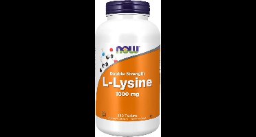 Now Foods L-Lysine 1000mg (250 Tabs) Unflavored - Aminozuren - Aminozuur-Mix