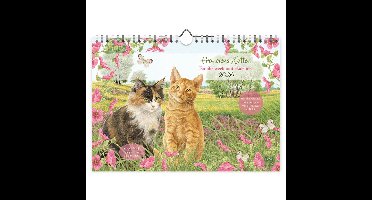 Familieweeknotitiekalender Franciens katten oblong - 2026